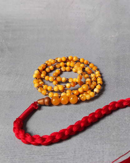 Super Micro 3.5mm Natural Amber Tasbih | 99 Beads