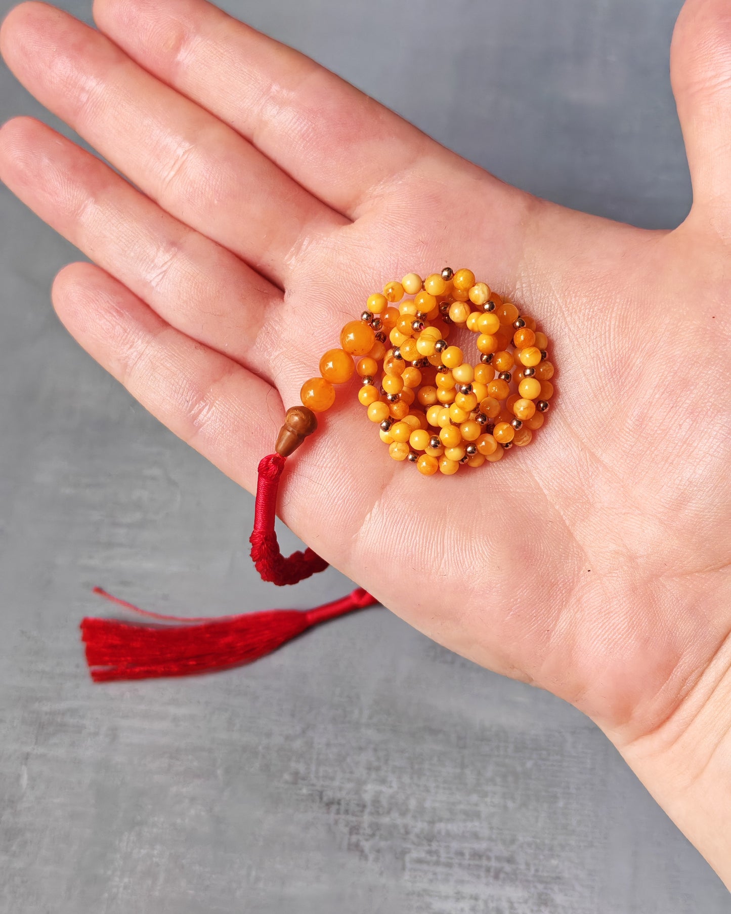 Super Micro 3.5mm Natural Amber Tasbih | 99 Beads