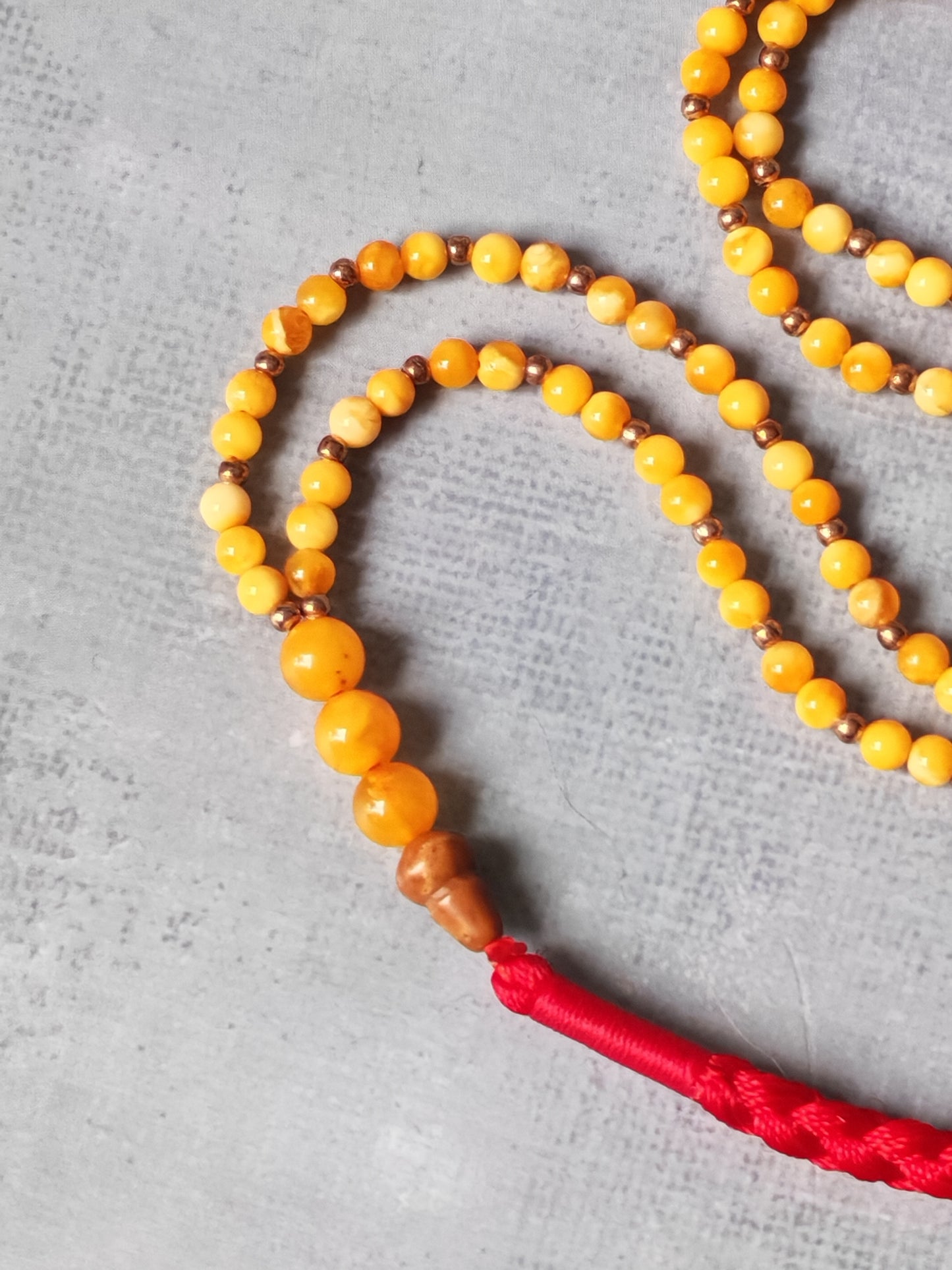 Super Micro 3.5mm Natural Amber Tasbih | 99 Beads