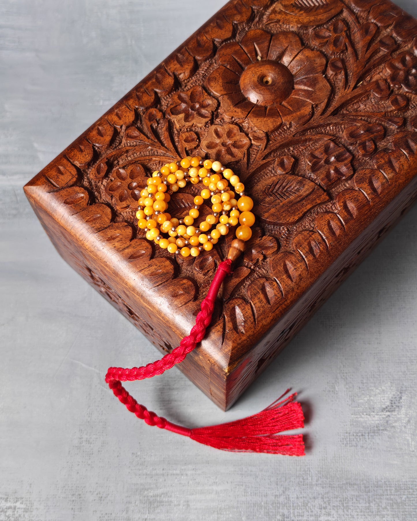 Super Micro 3.5mm Natural Amber Tasbih | 99 Beads