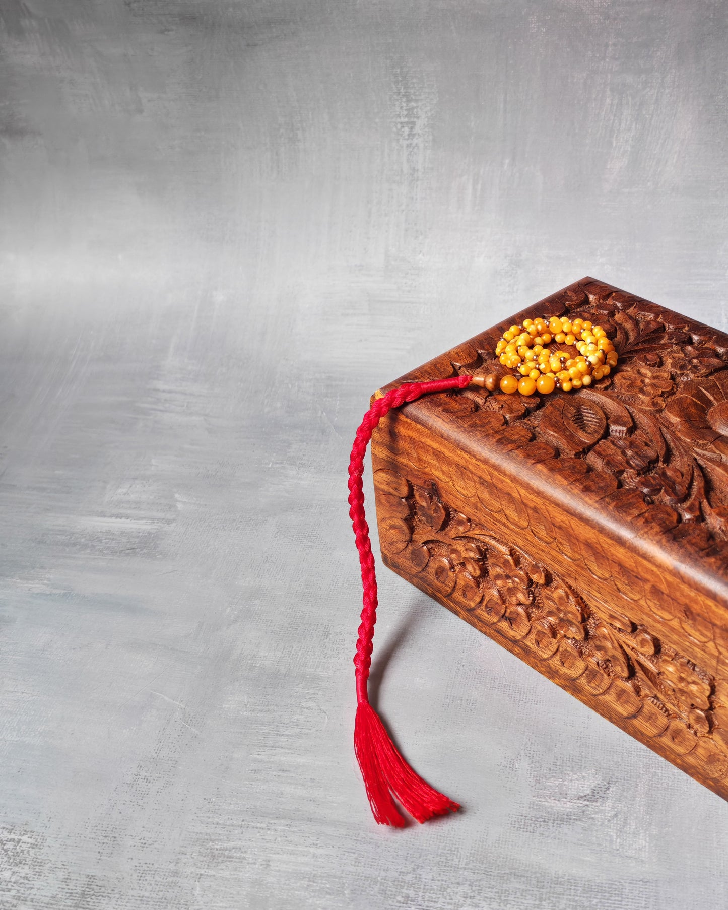 Super Micro 3.5mm Natural Amber Tasbih | 99 Beads