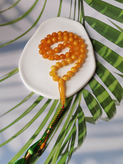 Half-Half Gradient Amber Rosary | 45 Beads