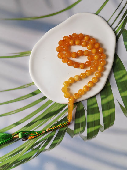 Half-Half Gradient Amber Rosary | 45 Beads