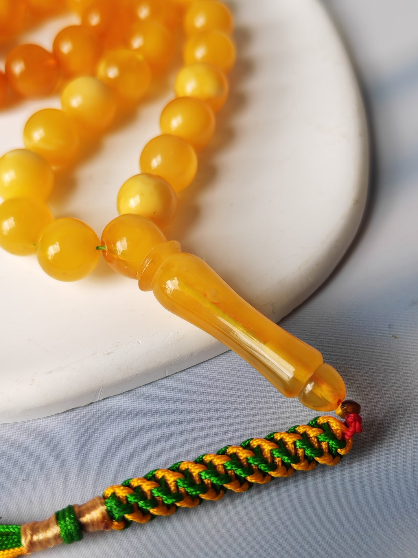 Half-Half Gradient Amber Rosary | 45 Beads