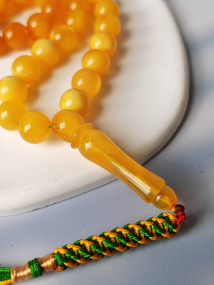 Half-Half Gradient Amber Rosary | 45 Beads