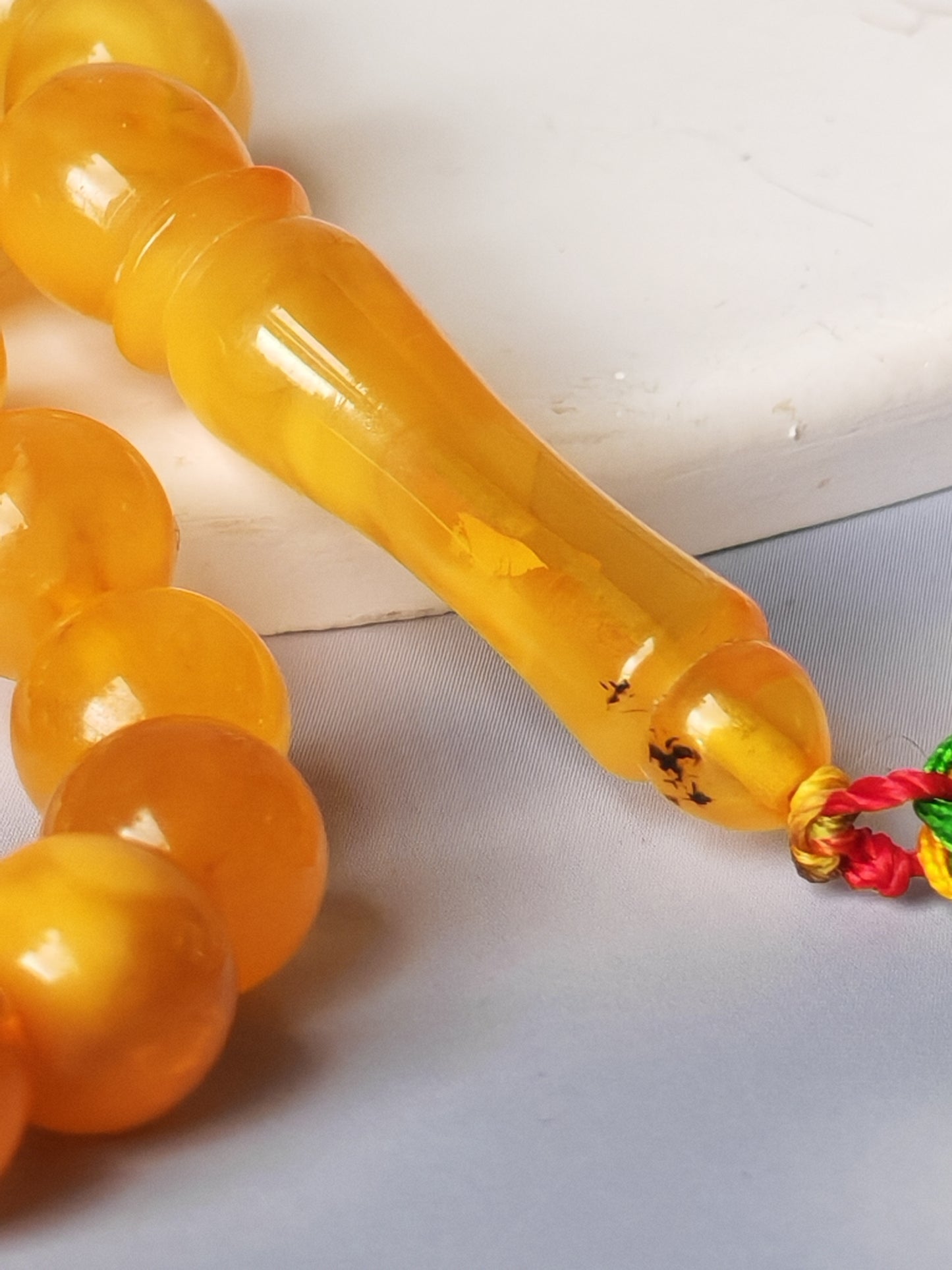 Half-Half Gradient Amber Rosary | 45 Beads