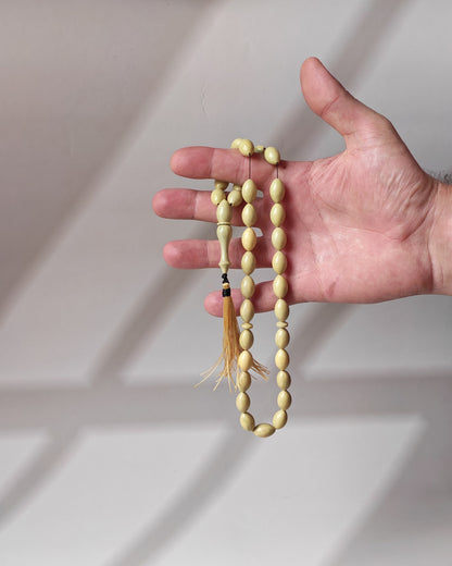 Vintage Chernobyl Bakelite Misbah 33 Beads – Light Bakelite Tasbih
