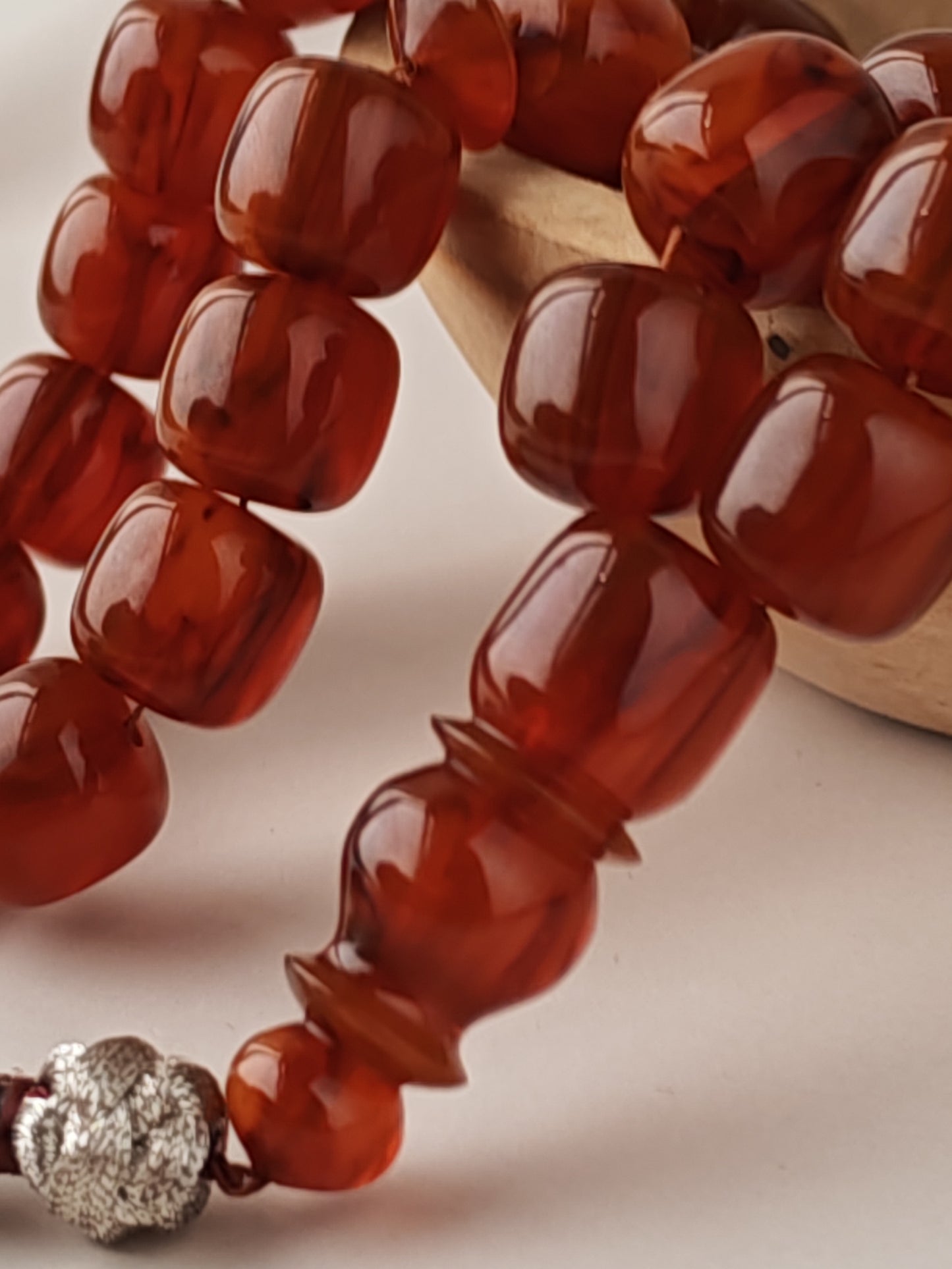 Tartaruk Tasbih | 33 Barrel Beads | 90g+ | Mosul Craft | German Material