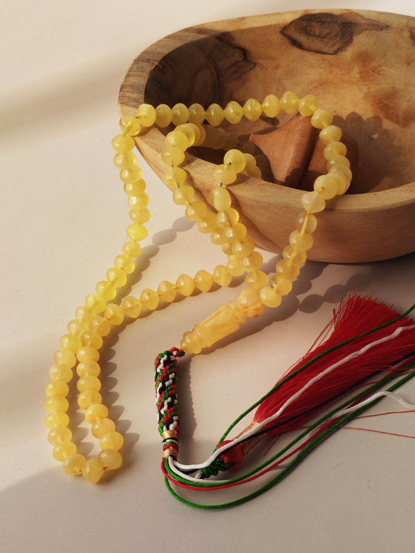 Istanbul Shape Amber Rosary 99 Beads | Lightweight | Micro Size