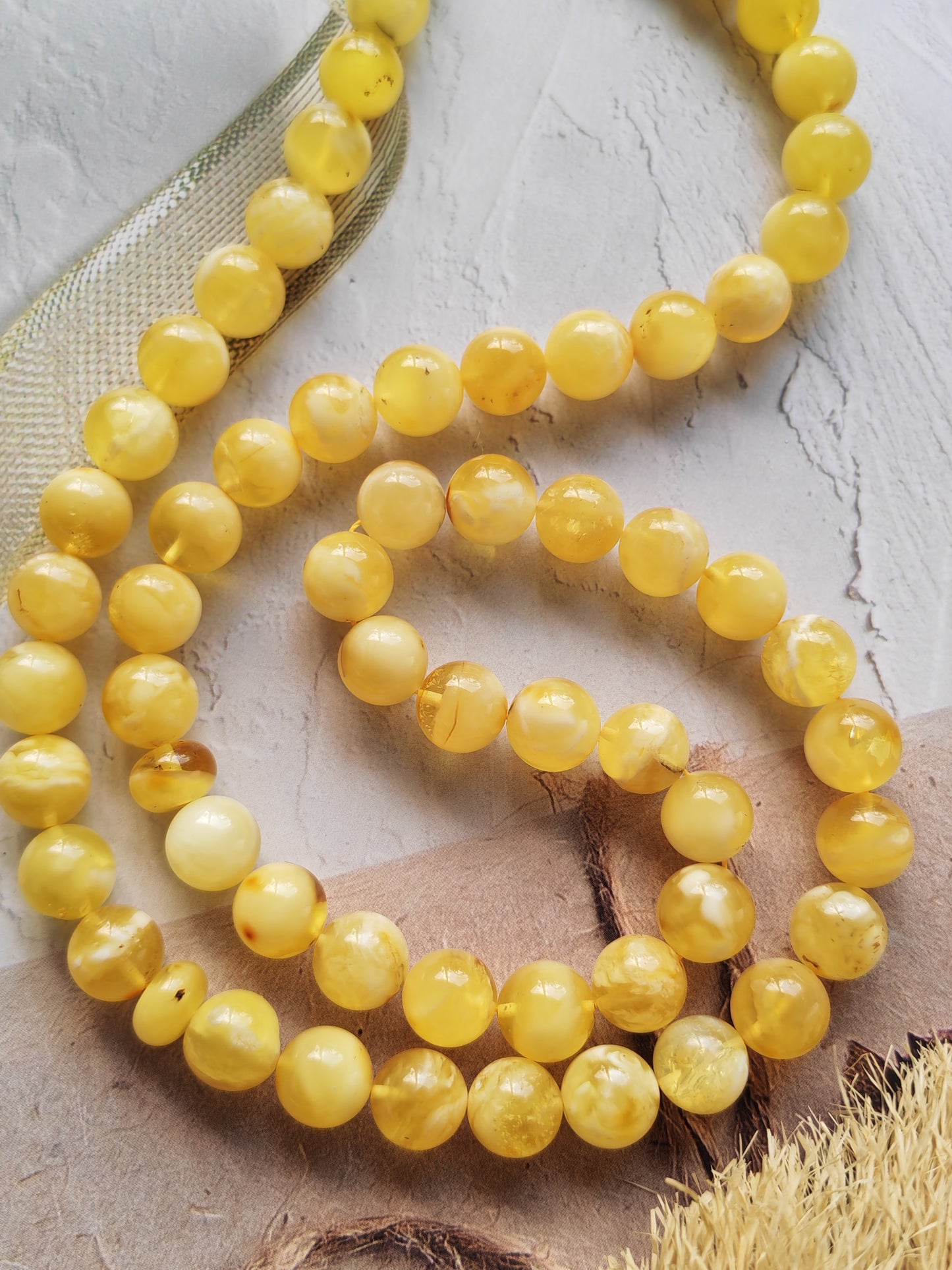 Butterscotch Amber Tasbih – 85 Beads | Unique Half - Half  Imami | 8.5–9mm
