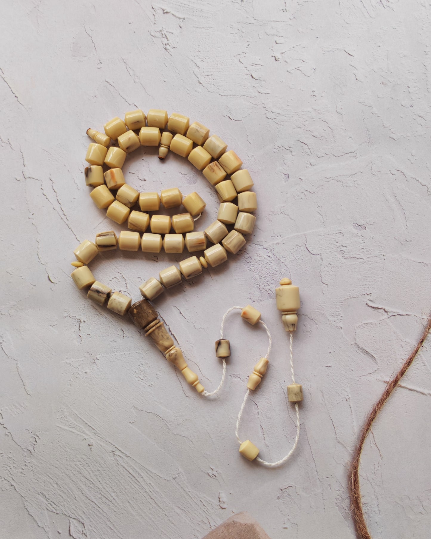 American Bakelite Rosary – 45 Barrel Beads | Kuwaiti Cut