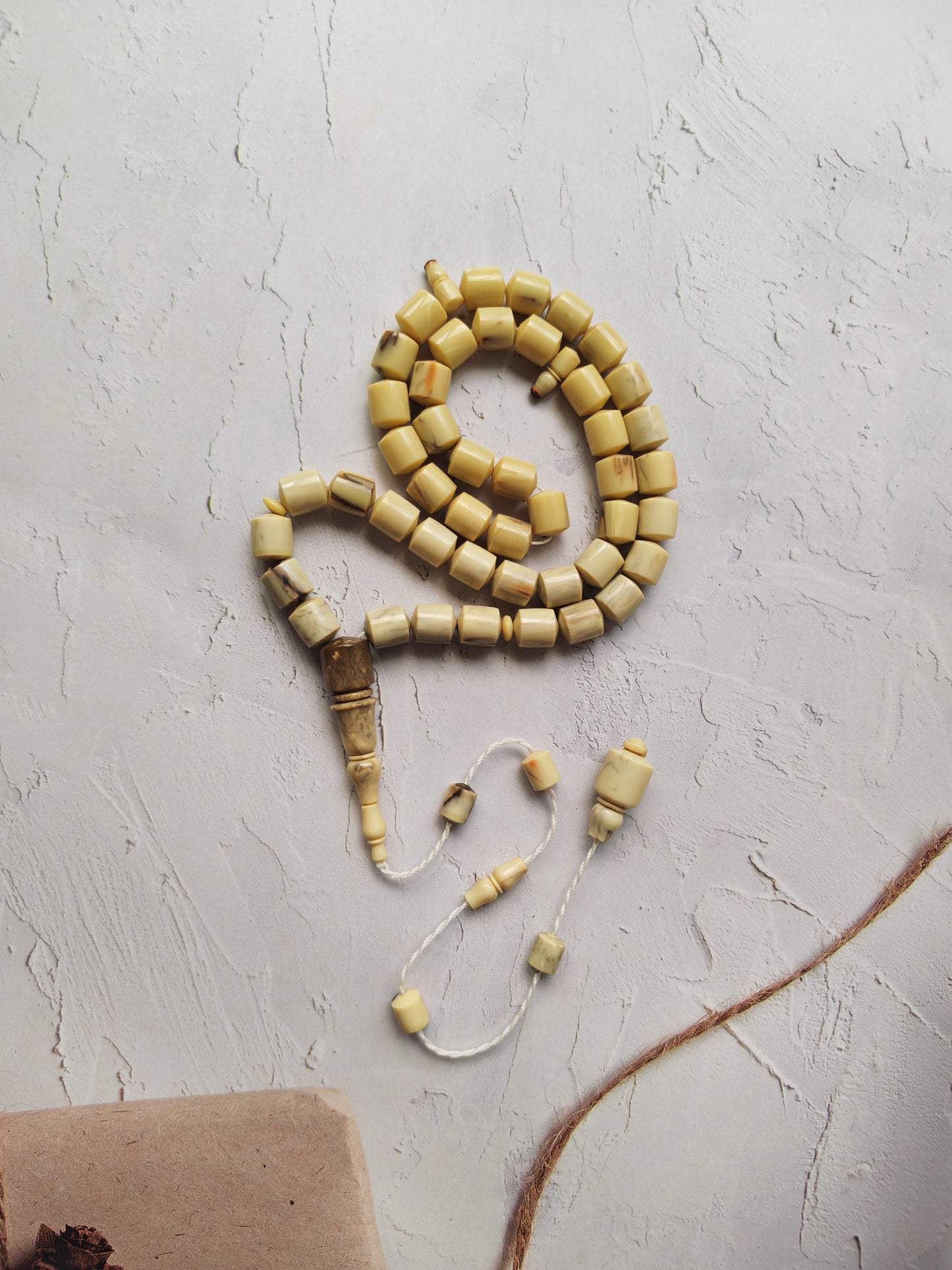 American Bakelite Rosary – 45 Barrel Beads | Kuwaiti Cut