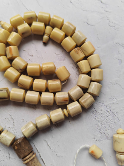 American Bakelite Rosary – 45 Barrel Beads | Kuwaiti Cut