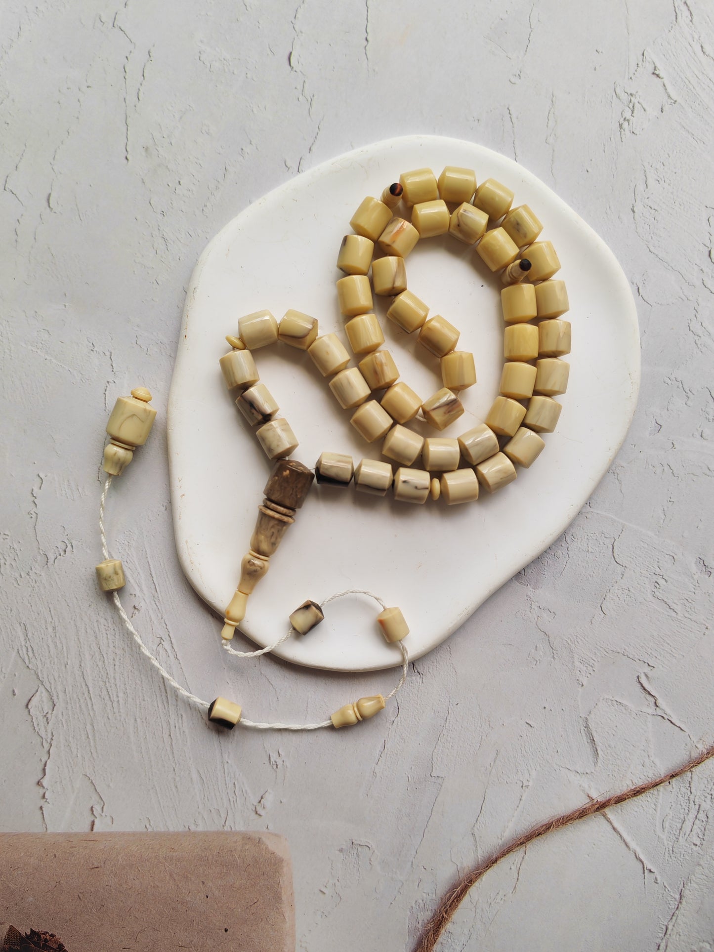 American Bakelite Rosary – 45 Barrel Beads | Kuwaiti Cut