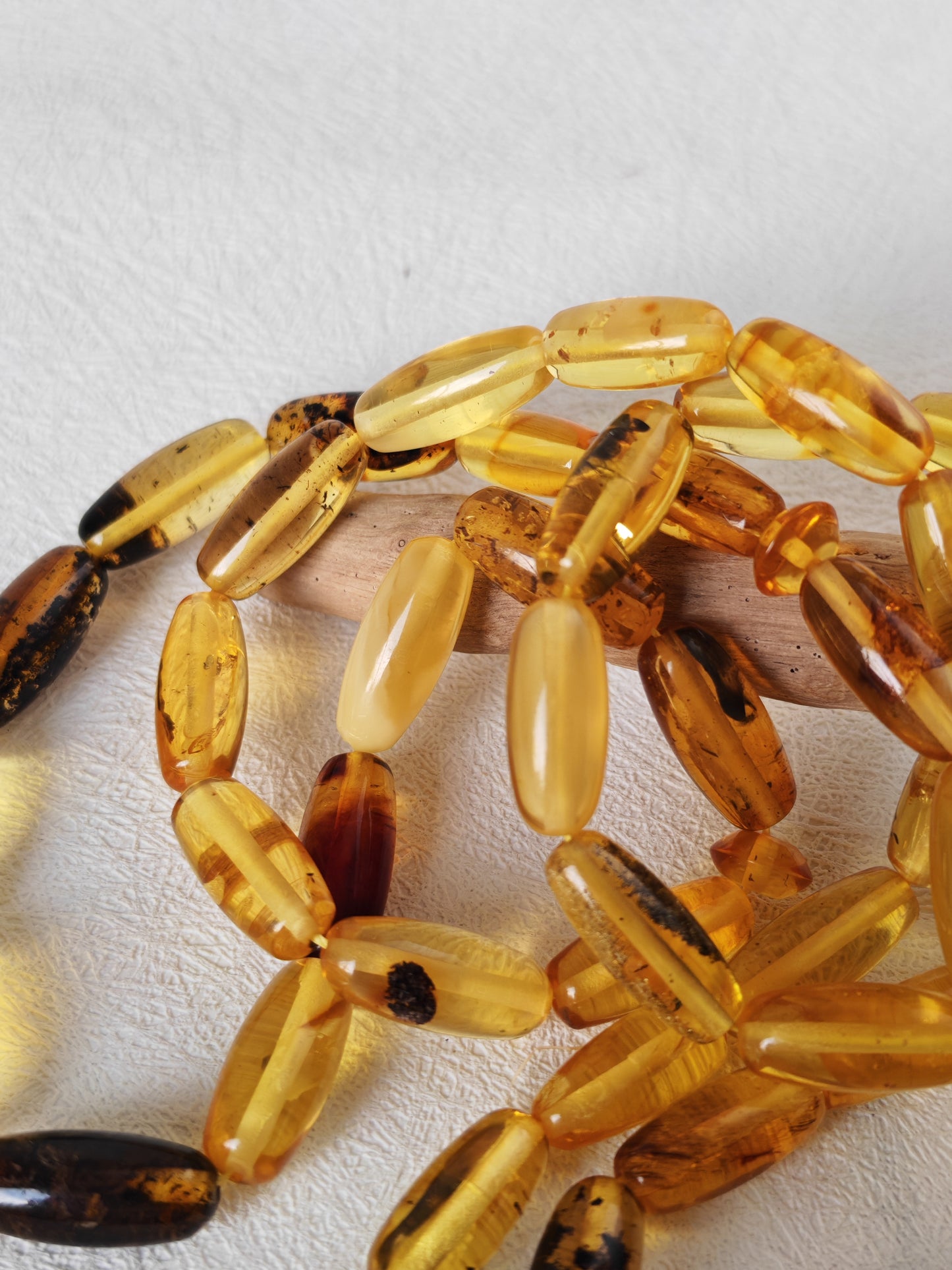 Multicolor Baltic Amber Tasbih – 40 Beads + 1 | Capsule Shape