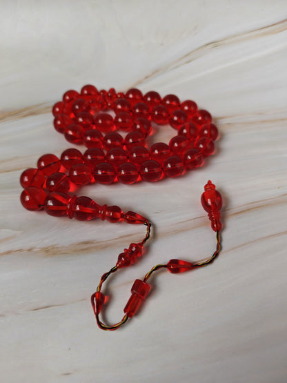 American Bakelite Misbah – 41 Beads | Rare Jumbo Size | Originally Dice