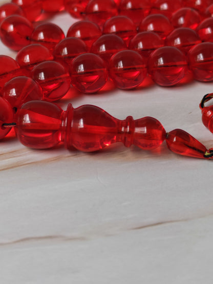 American Bakelite Misbah – 41 Beads | Rare Jumbo Size | Originally Dice