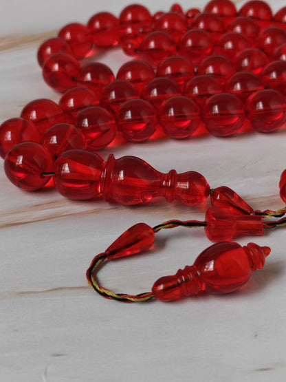 American Bakelite Misbah – 41 Beads | Rare Jumbo Size | Originally Dice