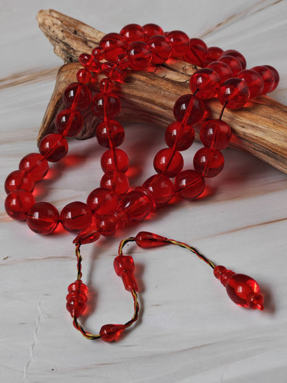 American Bakelite Misbah – 41 Beads | Rare Jumbo Size | Originally Dice