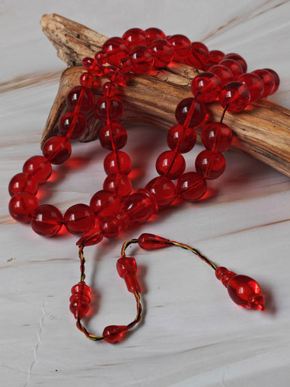 American Bakelite Misbah – 41 Beads | Rare Jumbo Size | Originally Dice
