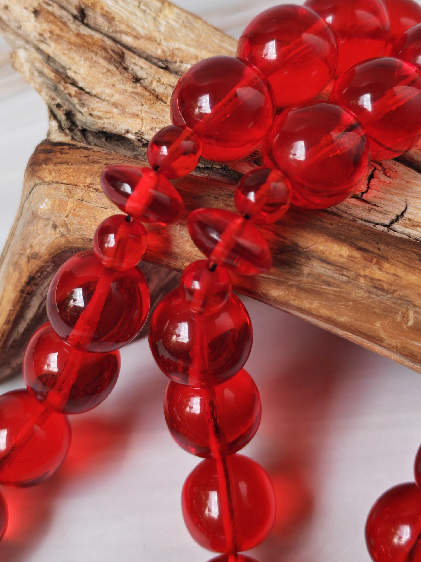 American Bakelite Misbah – 41 Beads | Rare Jumbo Size | Originally Dice