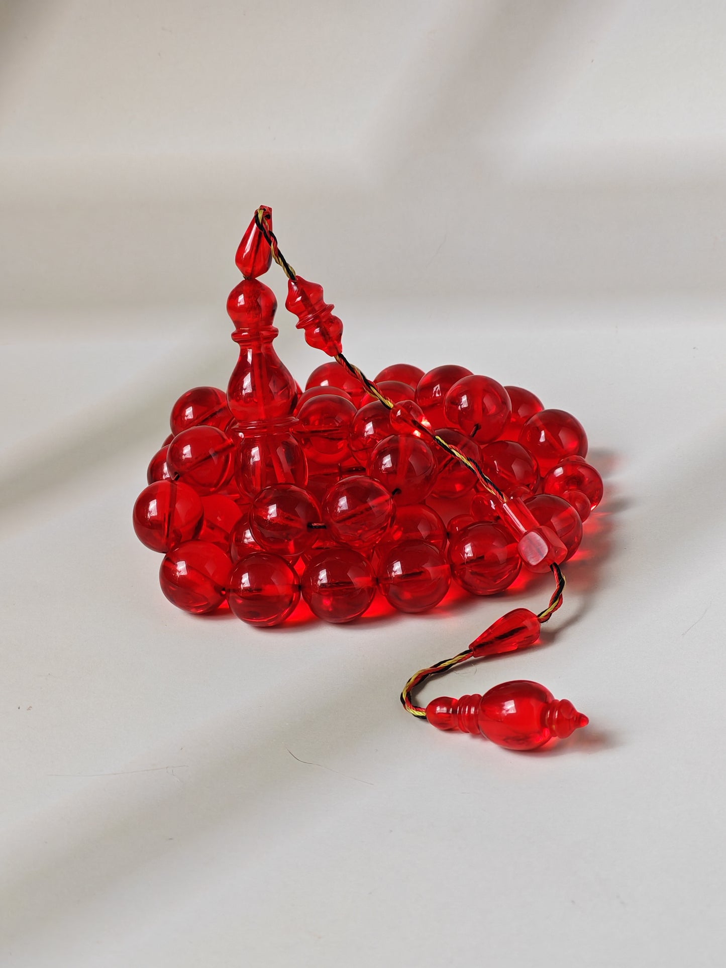 American Bakelite Misbah – 41 Beads | Rare Jumbo Size | Originally Dice