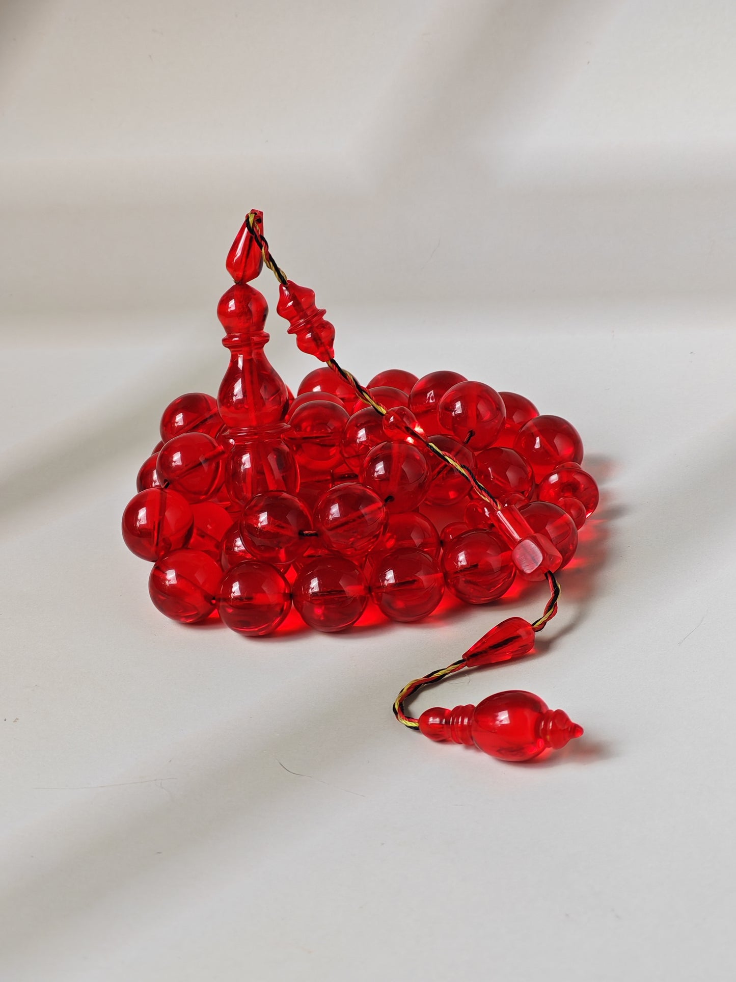 American Bakelite Misbah – 41 Beads | Rare Jumbo Size | Originally Dice