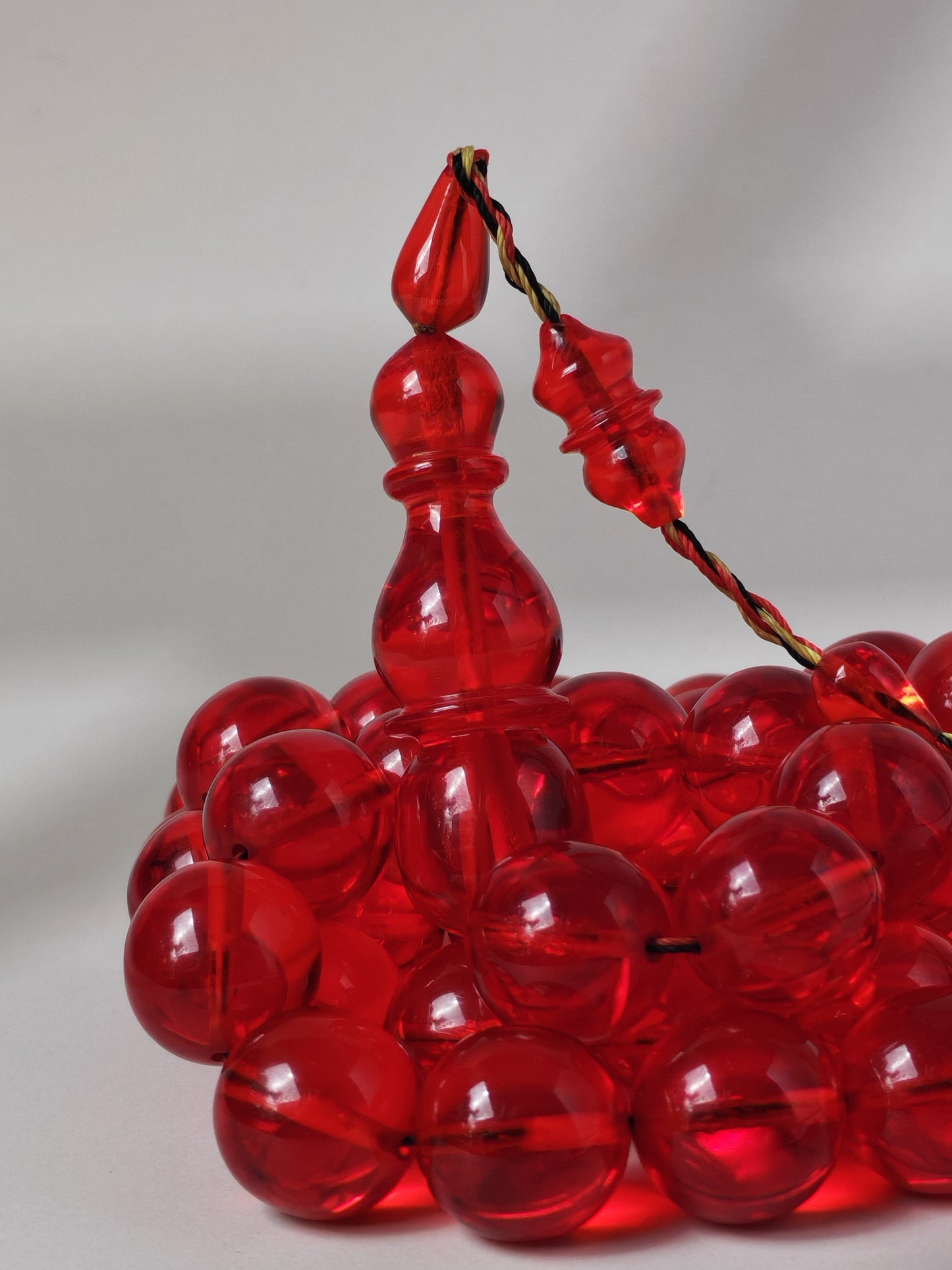 American Bakelite Misbah – 41 Beads | Rare Jumbo Size | Originally Dice