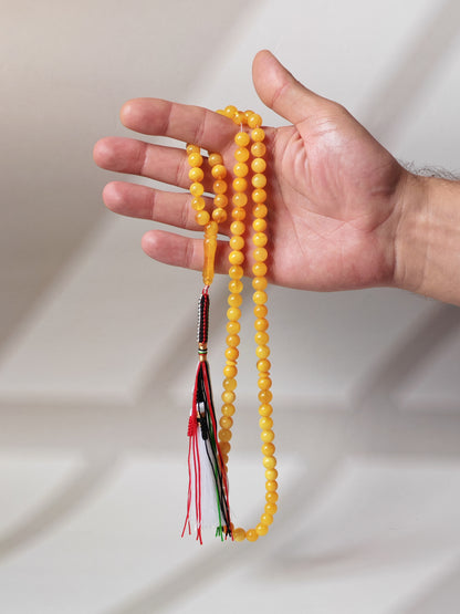 Natural Butterscotch Baltic Amber Tasbih – 85 Beads