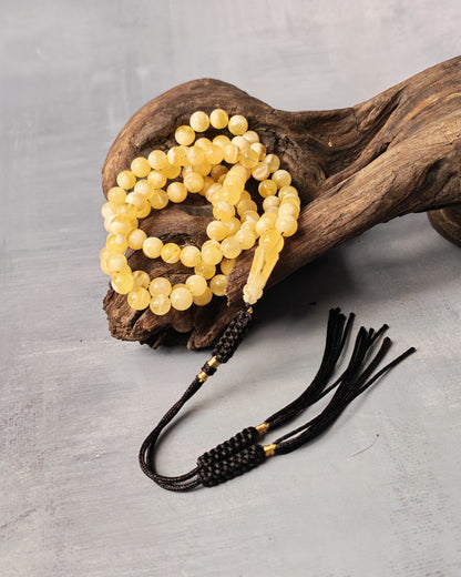 Tiger Baltic Amber Misbah | 99 Micro Round Beads | 5.8–6mm | 13.3g