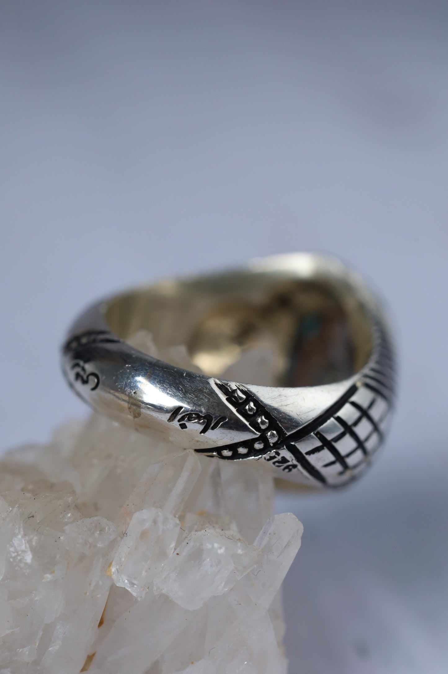 Rare Clear Persian Turquoise Ring – Neyshabur | 925 Silver