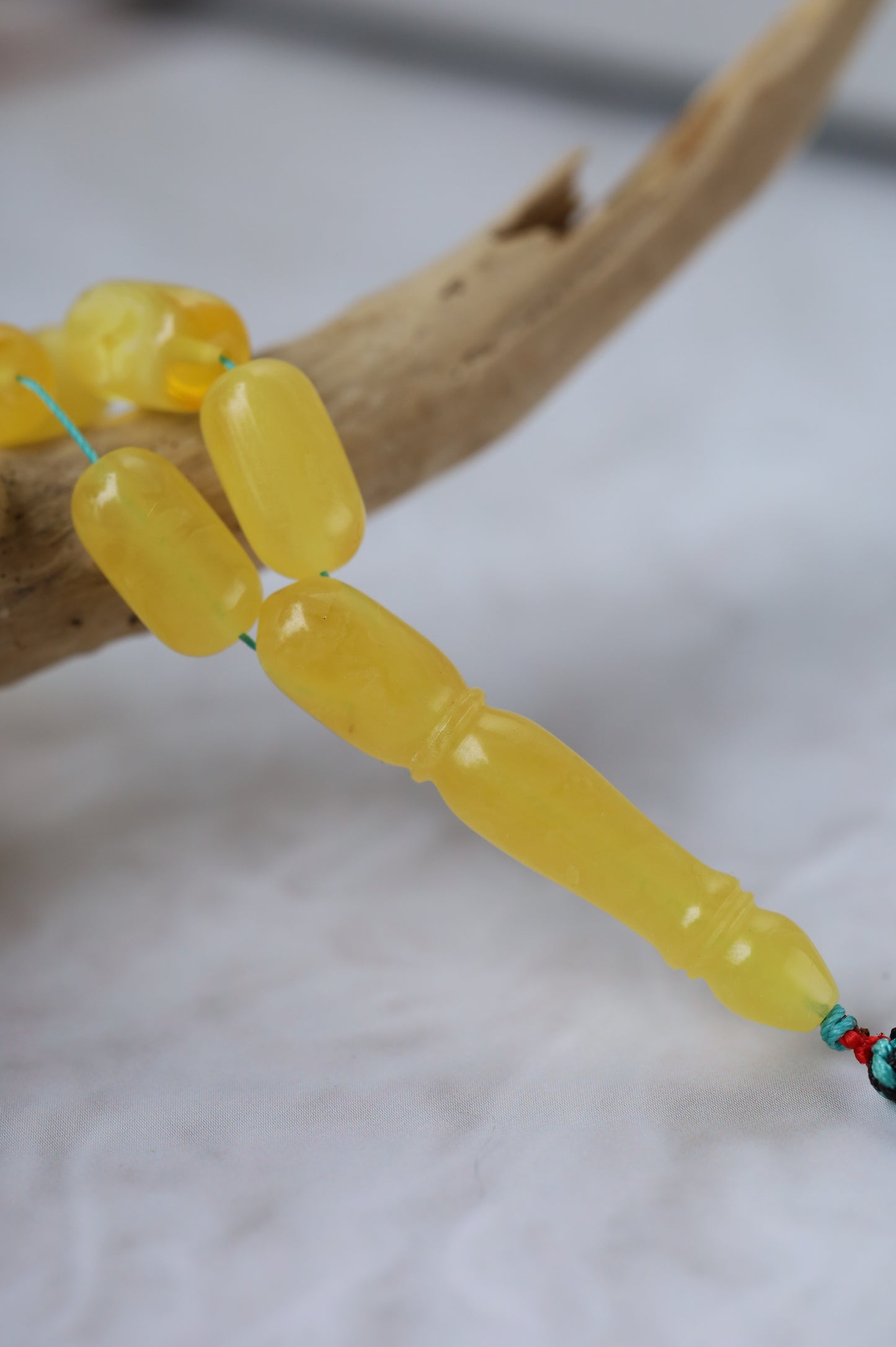 Honey Half-Half Amber Rosary – 45 Beads | Lightweight Daily Piece