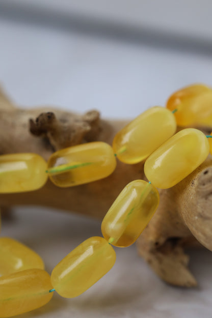 Honey Half-Half Amber Rosary – 45 Beads | Lightweight Daily Piece