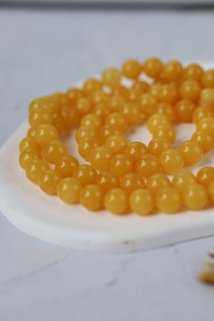 Aged Butterscotch Amber Rosary – 99 Beads | Lightweight Everyday Piece