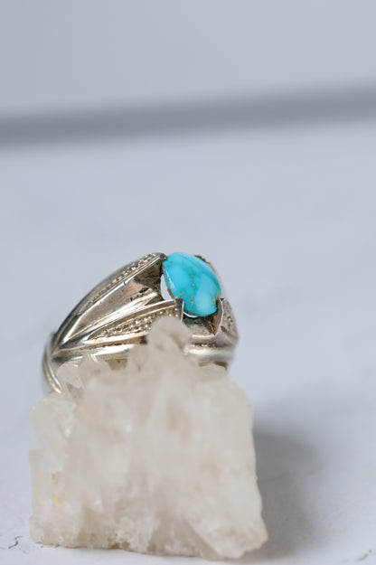 Neyshabur Turquoise Ring – 925 Silver