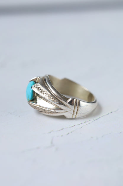 Neyshabur Turquoise Ring – 925 Silver