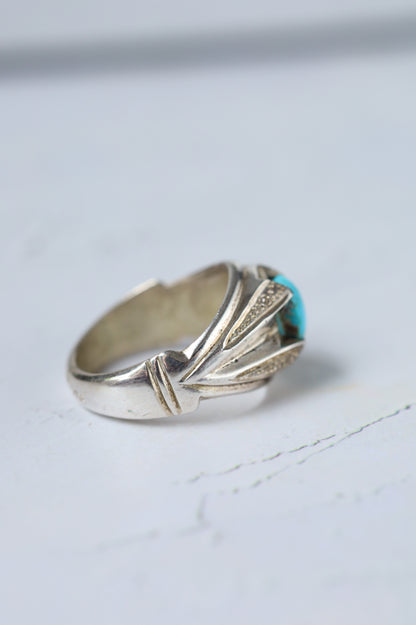 Neyshabur Turquoise Ring – 925 Silver