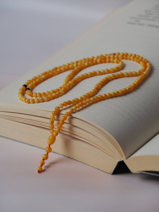 Micro Butterscotch / Honey Amber 200 beads Misbaha for Dhikr