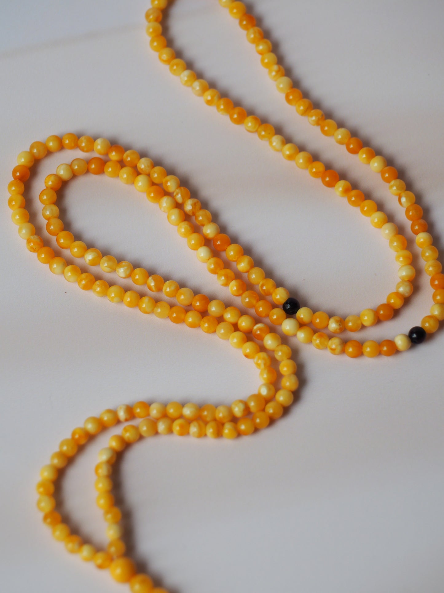 Micro Butterscotch / Honey Amber 200 beads Misbaha for Dhikr