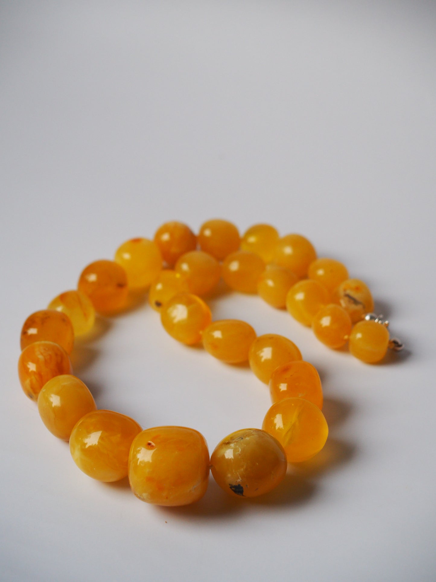 Huge Unique Honey Amber Necklace with Certificate