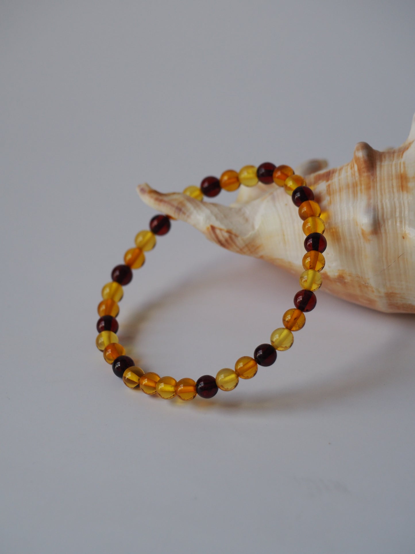 Multicolor Amber Mini Beaded Bracelet 5,5mm