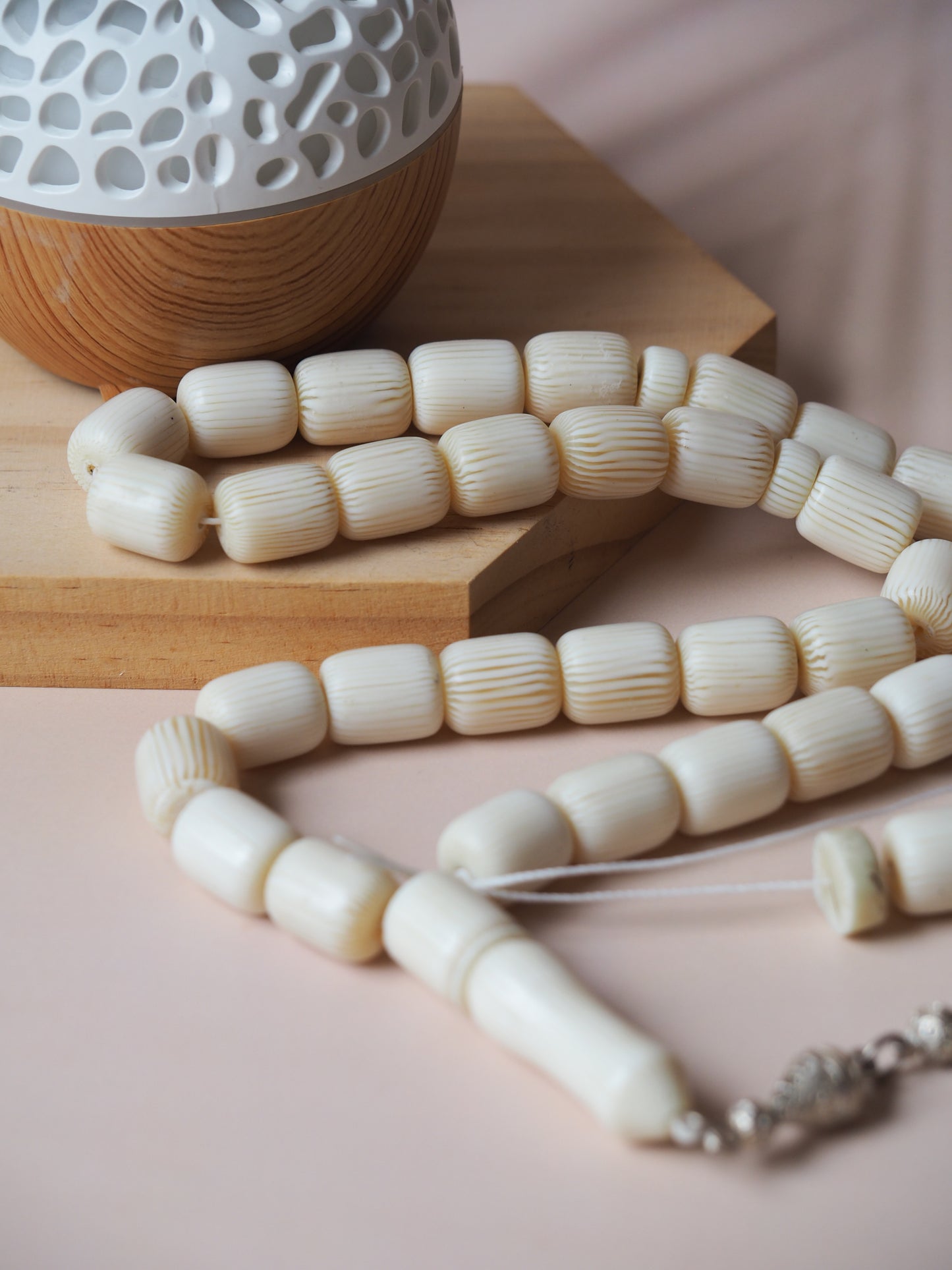 Galalith Rosary / Tasbih Ivory Color