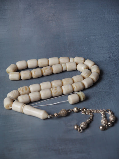 Galalith Rosary / Tasbih Ivory Color