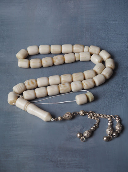 Galalith Rosary / Tasbih Ivory Color