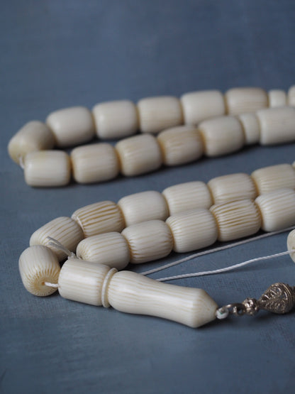 Galalith Rosary / Tasbih Ivory Color