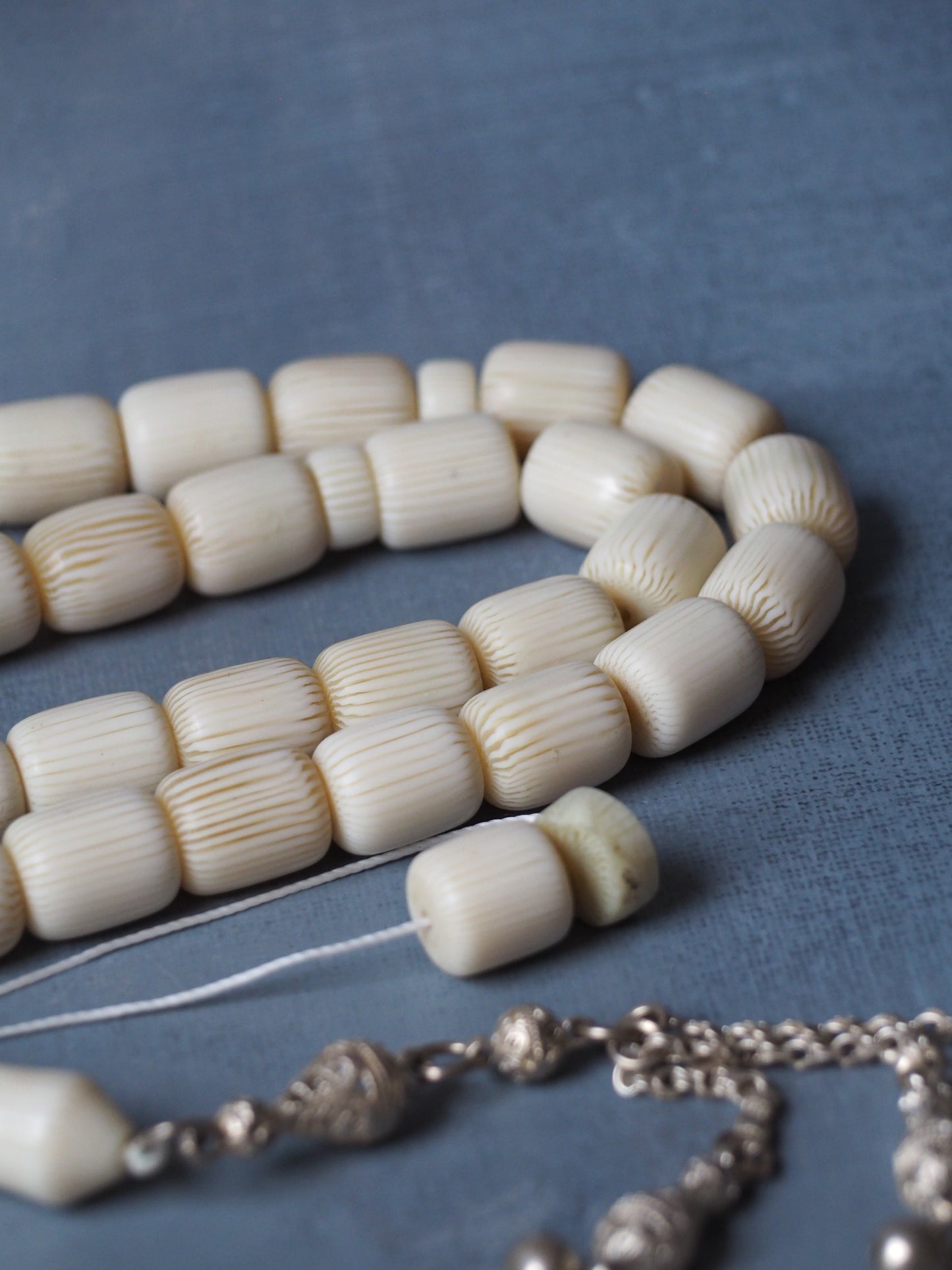 Galalith Rosary / Tasbih Ivory Color