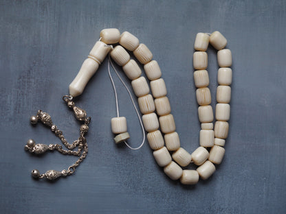 Galalith Rosary / Tasbih Ivory Color