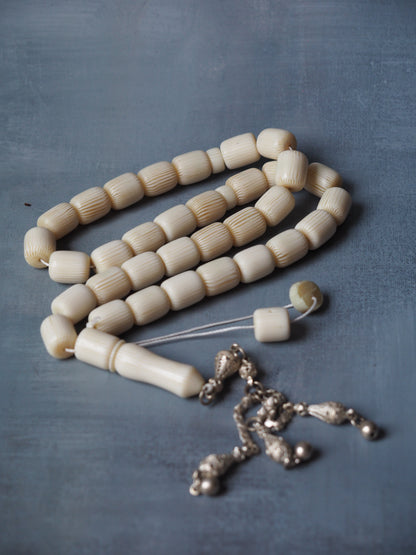 Galalith Rosary / Tasbih Ivory Color