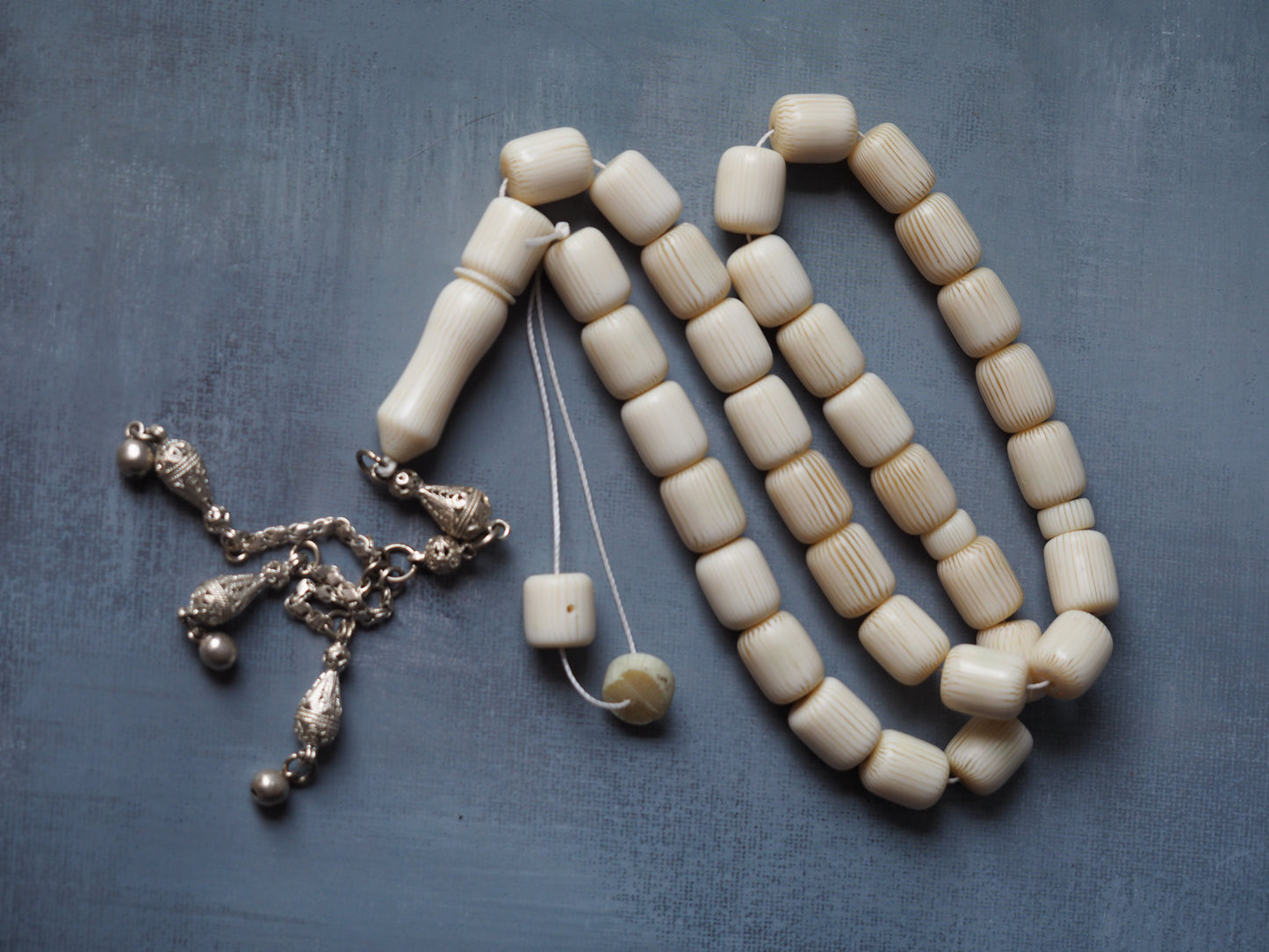 Galalith Rosary / Tasbih Ivory Color