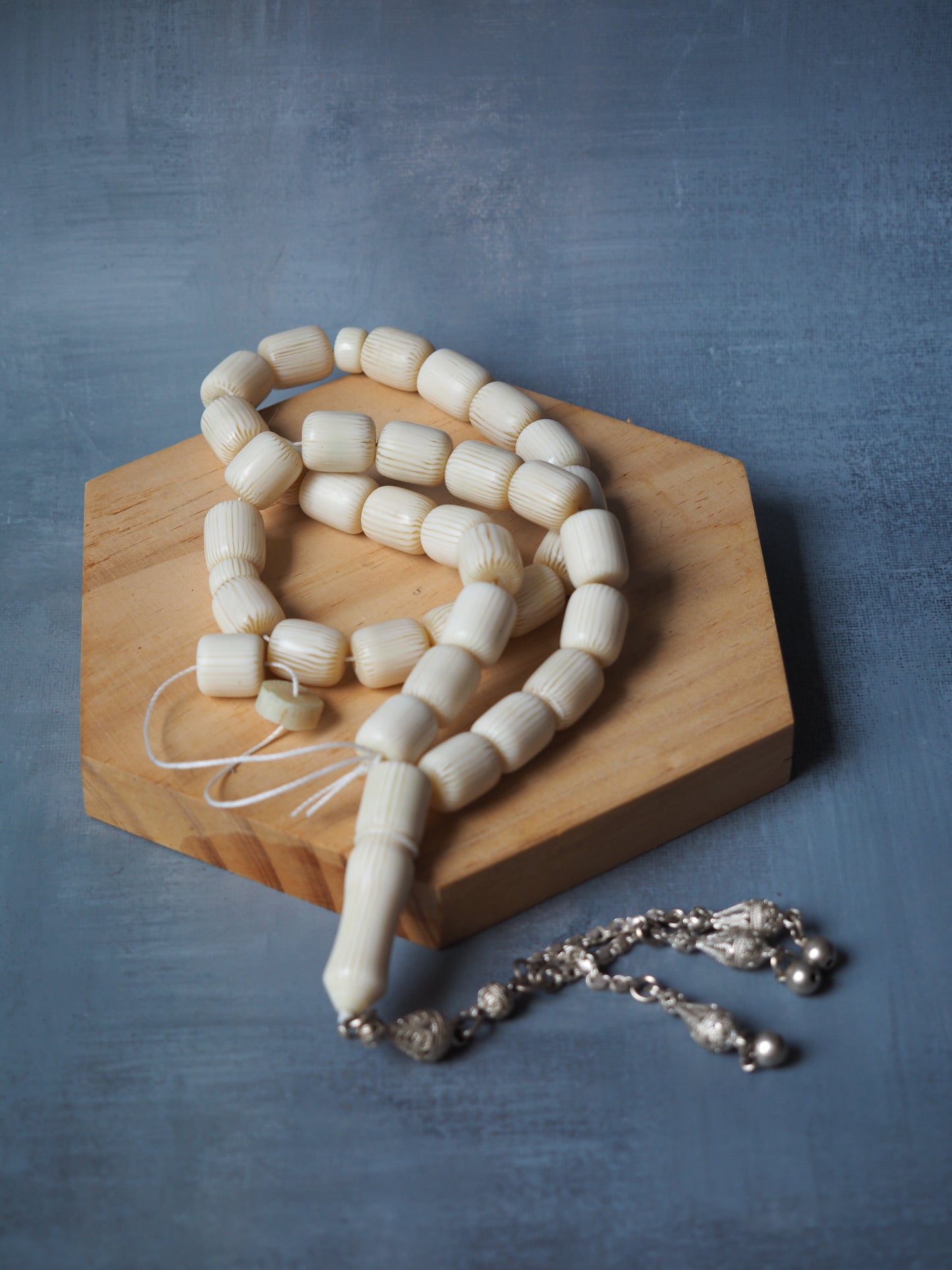 Galalith Rosary / Tasbih Ivory Color